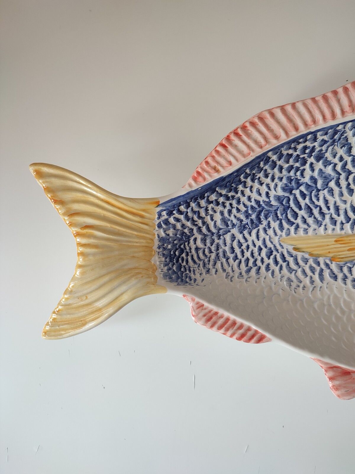 Plat poisson barbotine