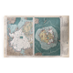 Old map The Poles — Arctic & Antarctic | Routes of the greats