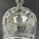 Carafe à décanter en verre gravé