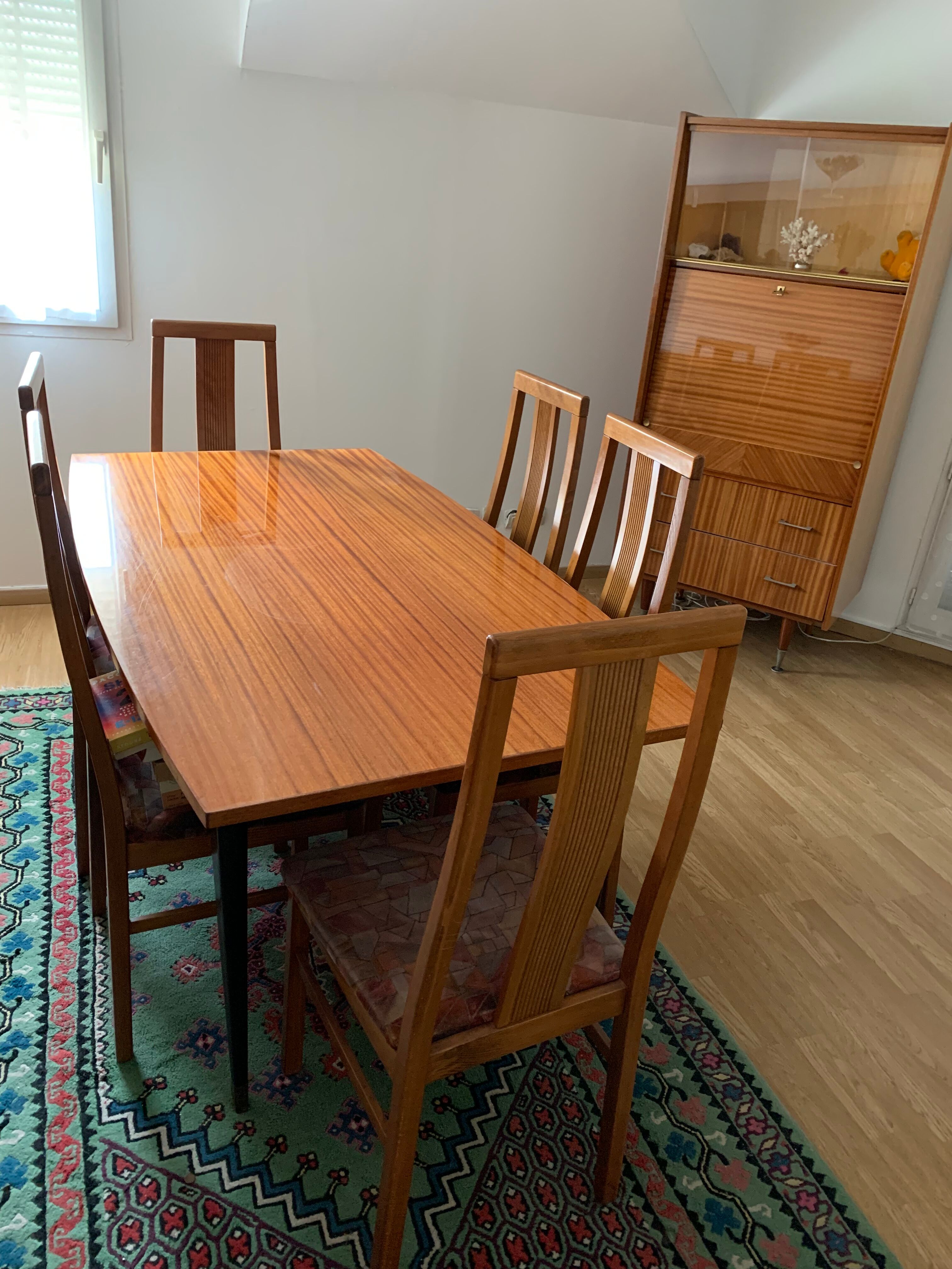 Table and chairs