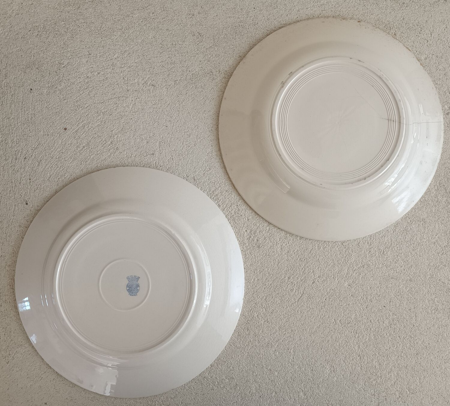 2 plates iron earth Badonviller