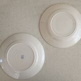 2 assiettes terre de fer Badonviller