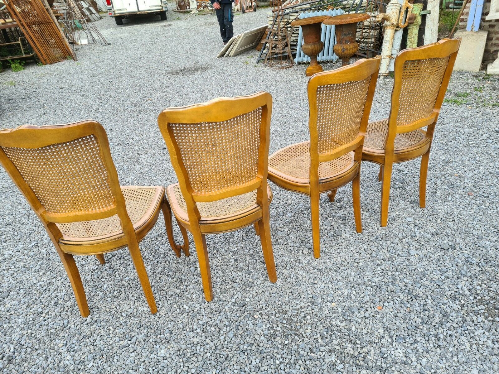 Louis XV beech chairs