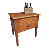 Antique work table side table or kitchen island