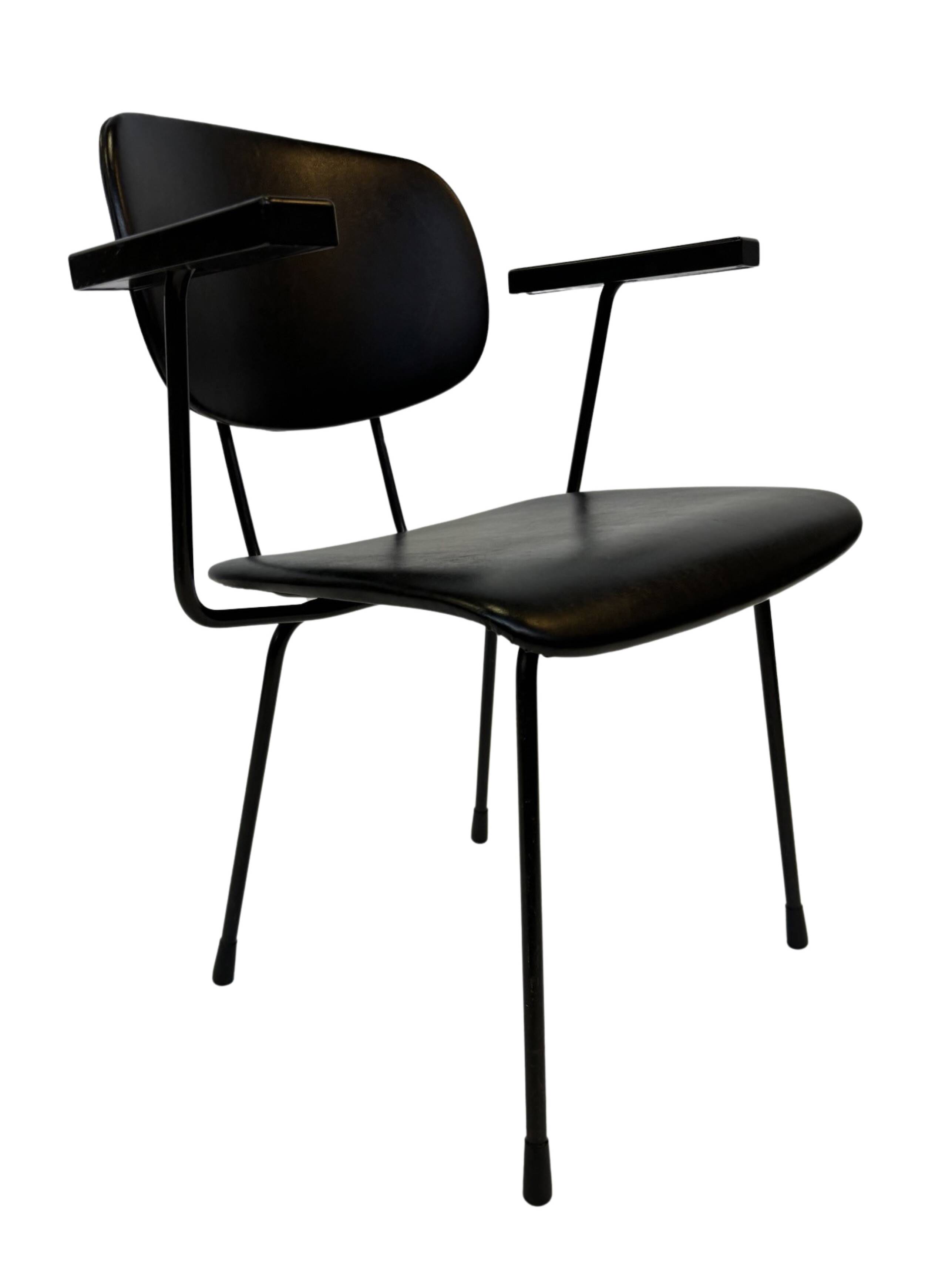 Vintage Gispen model 216 chair Wim Rietveld Design