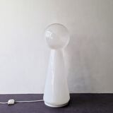 Large one piece Murano glass floor lamp, Italy 1970's/1980's
