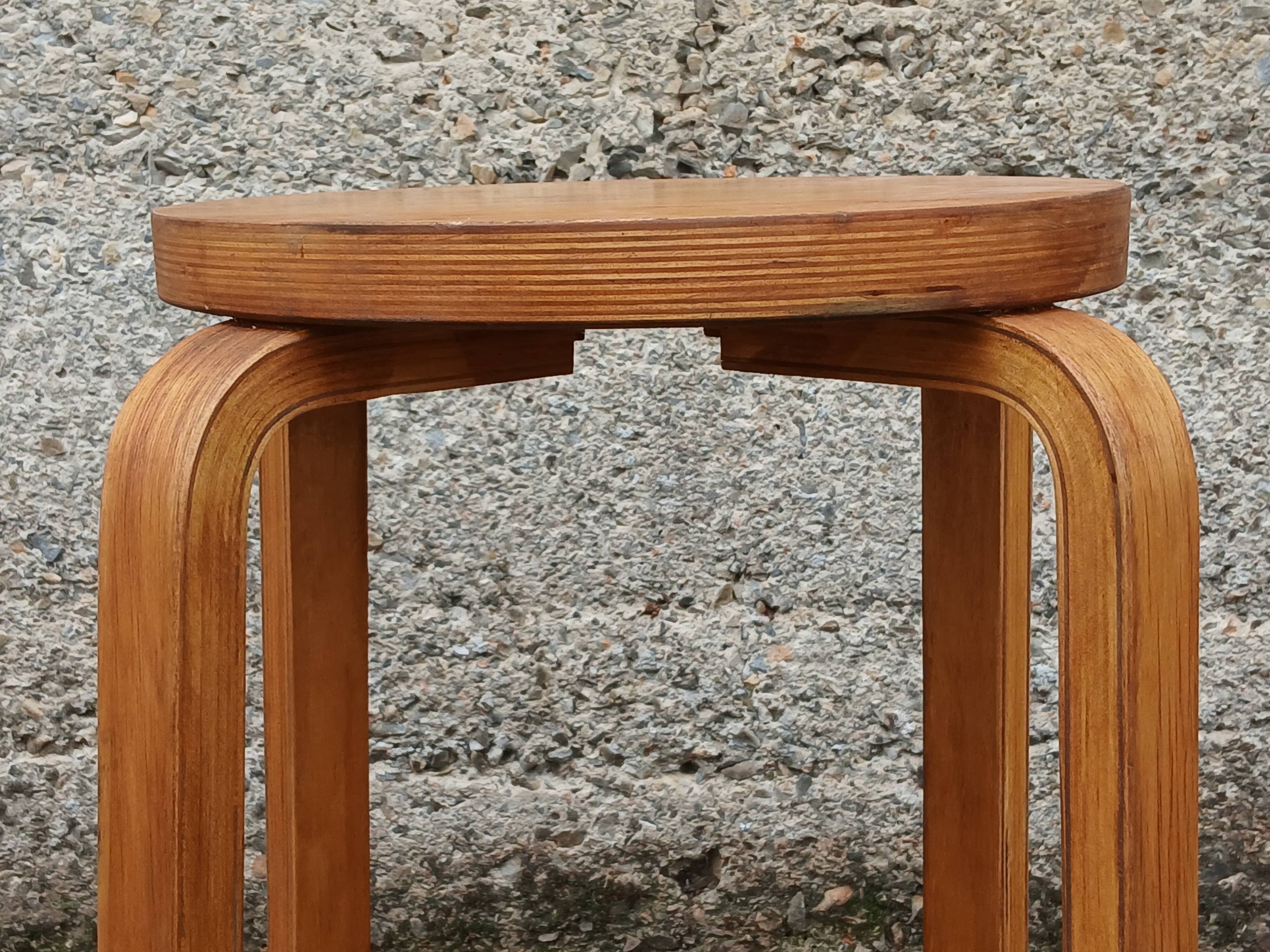 Alvar Aalto stool from the 1950s/60s