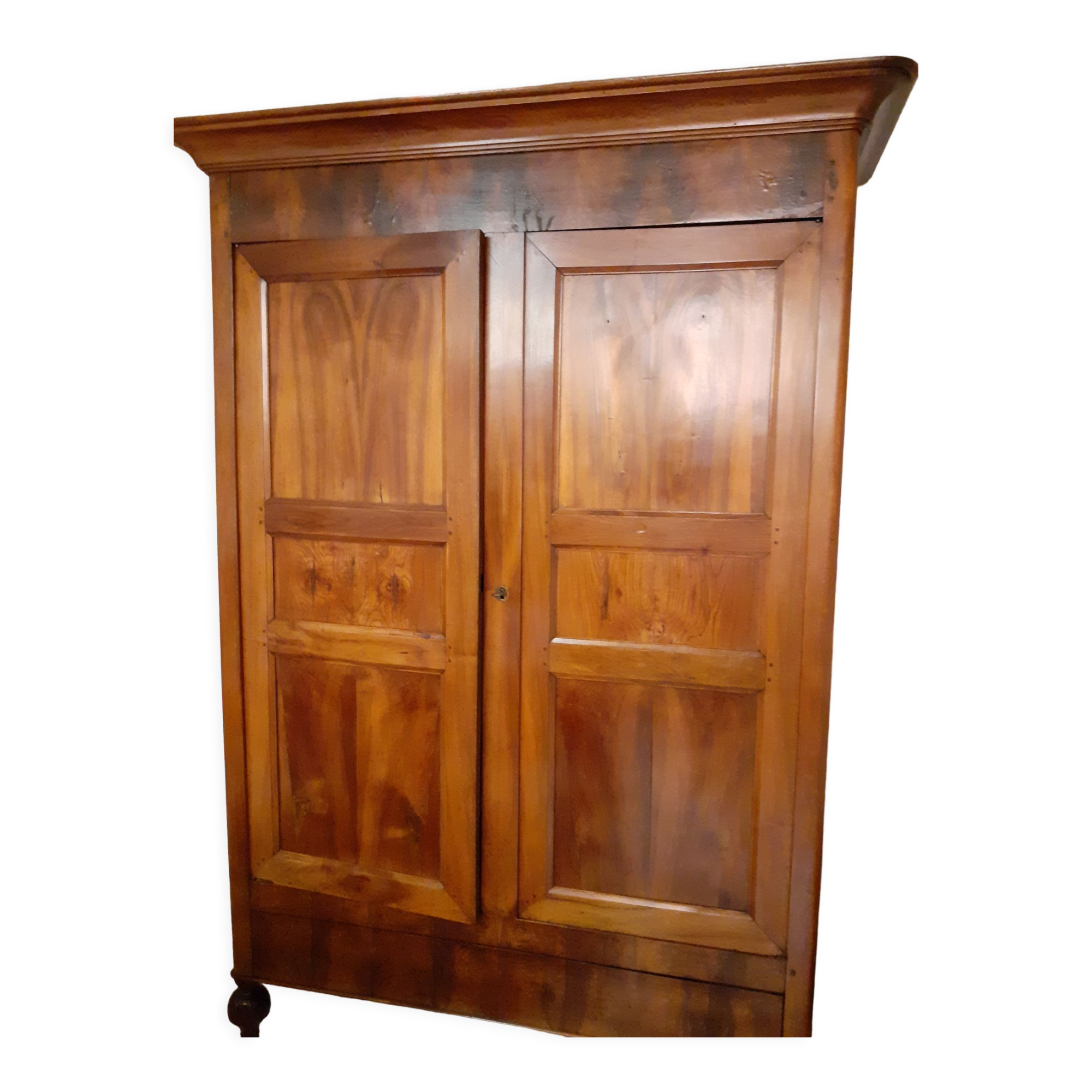 Old cabinet pegged with many drawers