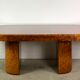 Bureau en loupe d'orme vintage 80'S