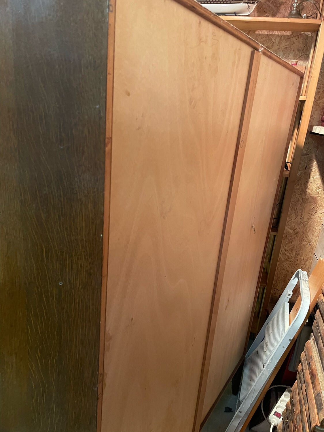 Vintage design sliding door wardrobe 50/60