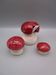 Vintage ceramic condiment service - mushrooms