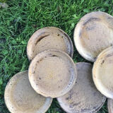 Lot of sandstone dishes