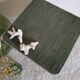 Chest stool - white patina sitting green