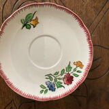 Sugar lot, cups, saucers Digoin