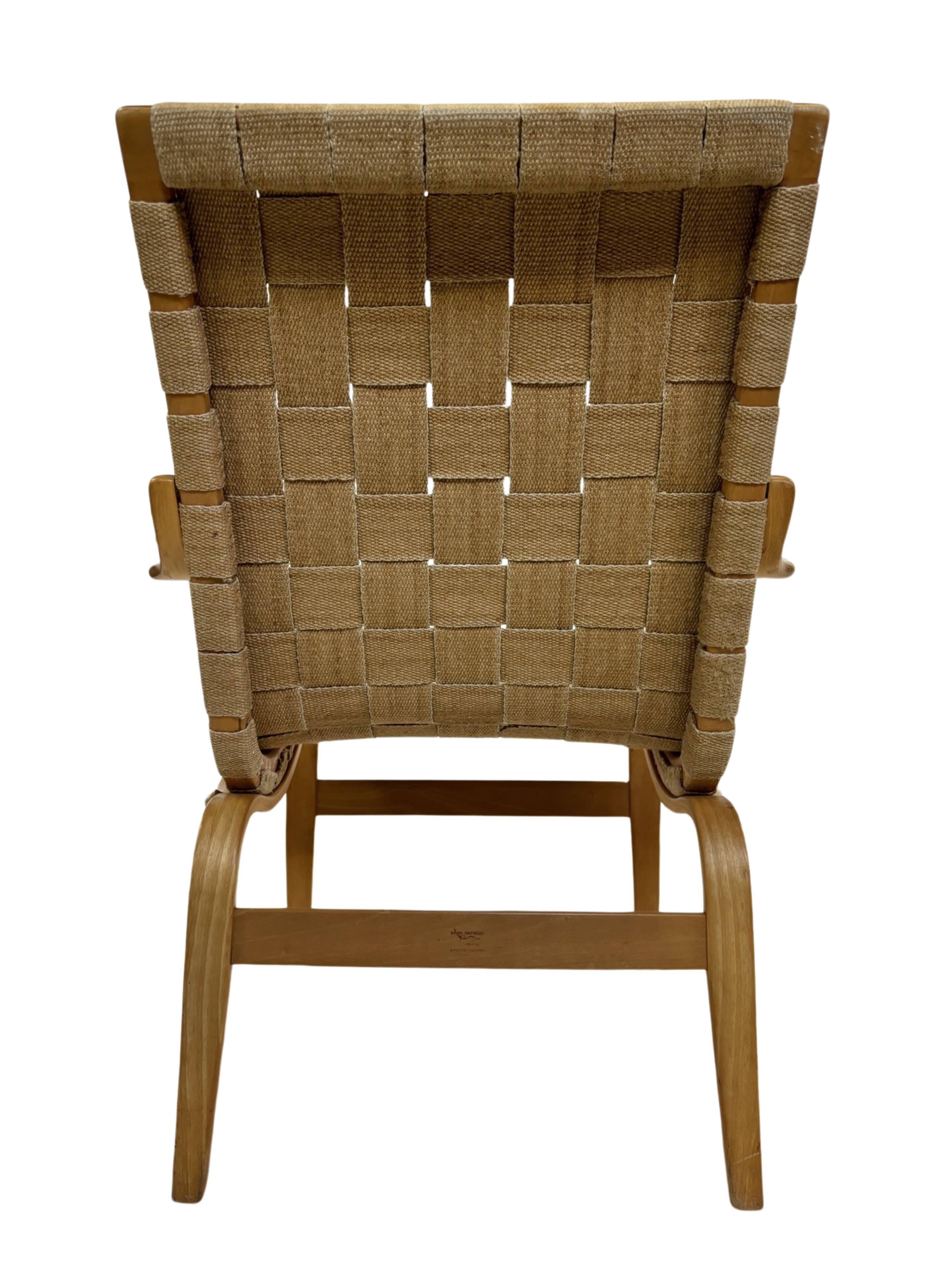 Paire de fauteuils originaux Mid Century modèle "Eva" par Bruno Mathsson 1971 Suède