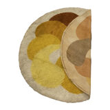 Big Orange Round 'Flower' Desso Carpet