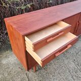 Mid Century Modern Teak Commode by Swiss Teak 1963