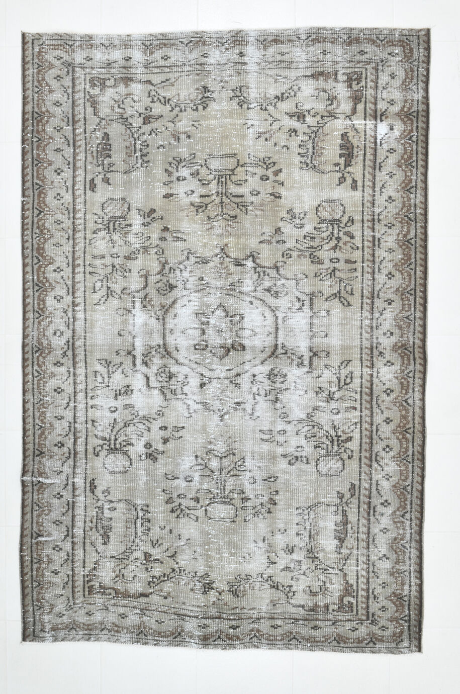 5x8 Handmade Oriental Vintage Rug,168x257Cm