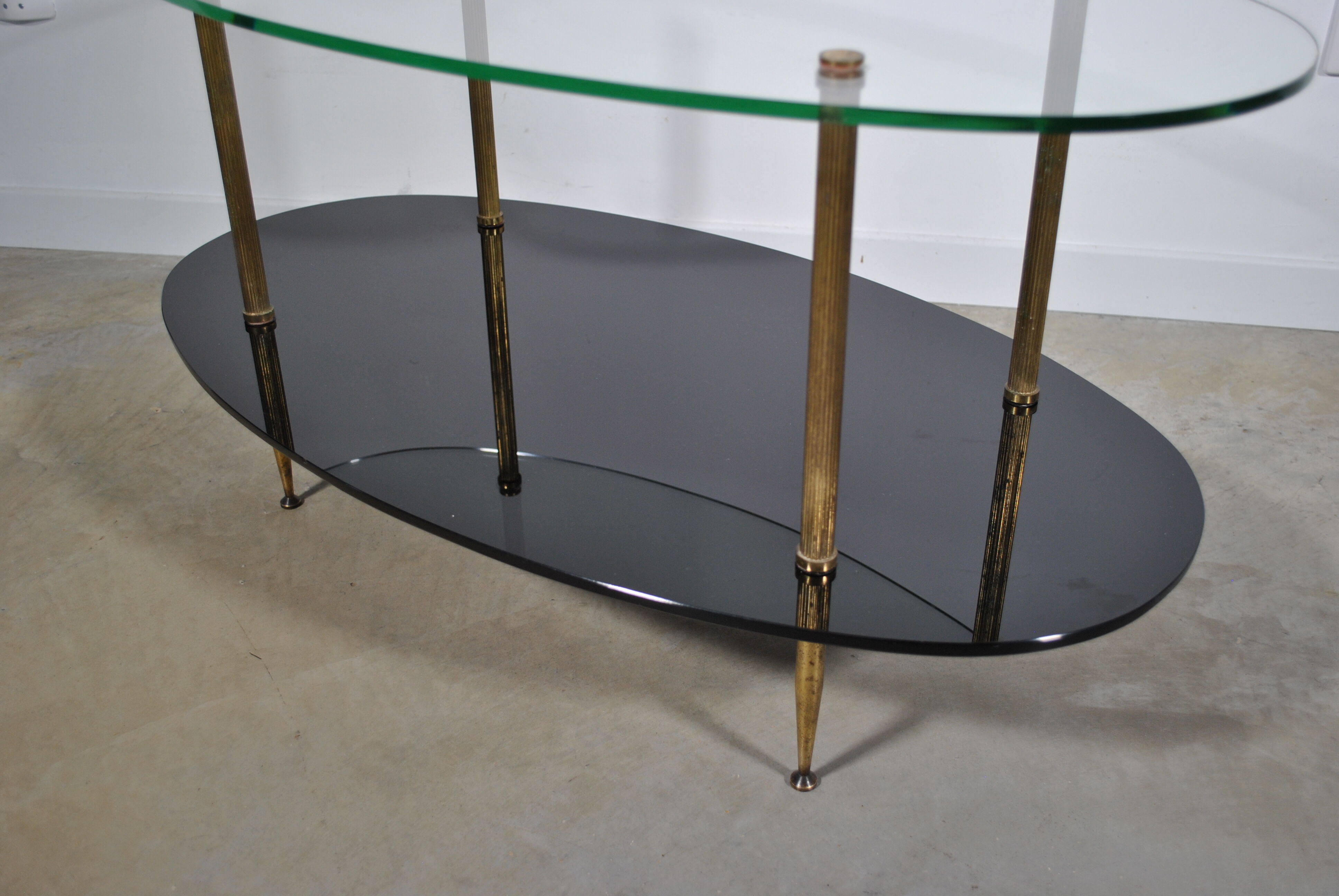 Glass coffee table 1960