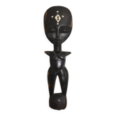 Wood sculpture akuaba ashanti fertility doll african art from ghana
