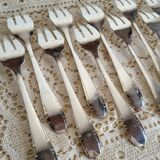 12 silver-plated fish cutlery sets by Argental