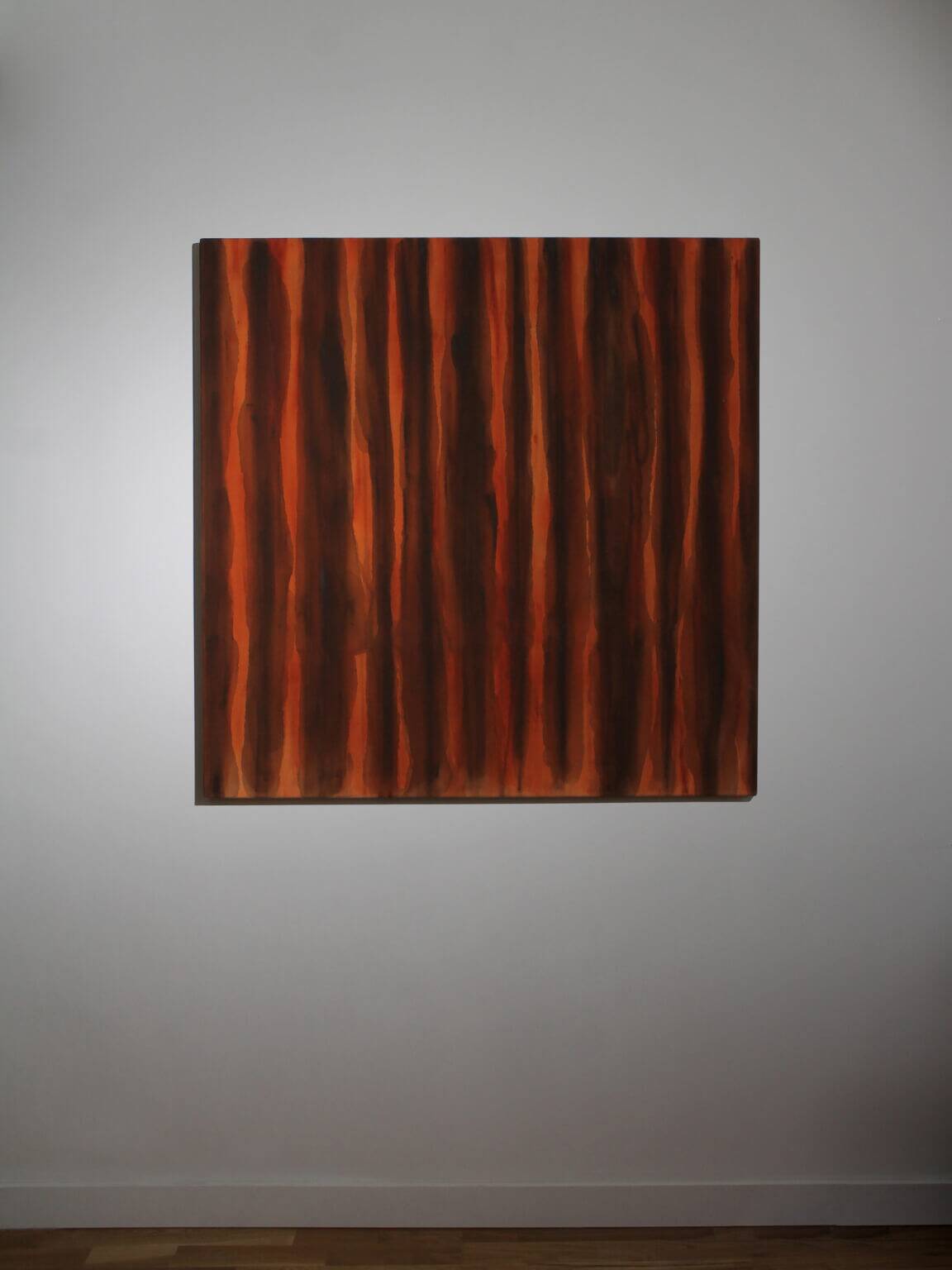 Lignes d'Umbra Organiques, Peinture de l'Auteur I, 80x80cm