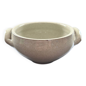 Coupe en grès signée
