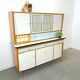 Buffet vintage des années 50 avec laiton et formica