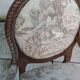 Louis XVI style antique sofa and armchair