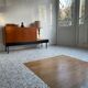 Asymmetrical vintage teak row