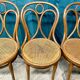 4 chaises thonet n 19 de bistrot bois courbé