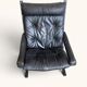 Vintage "Siesta" armchair by Ingmar Relling from 1965 in black leather.