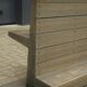 Banc d'école Bossche par Dom Hans van der Laan, 1964