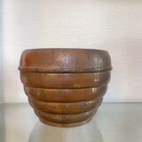 Art Deco vase J.Chesnais Villedieu circa 1930 brassware copper