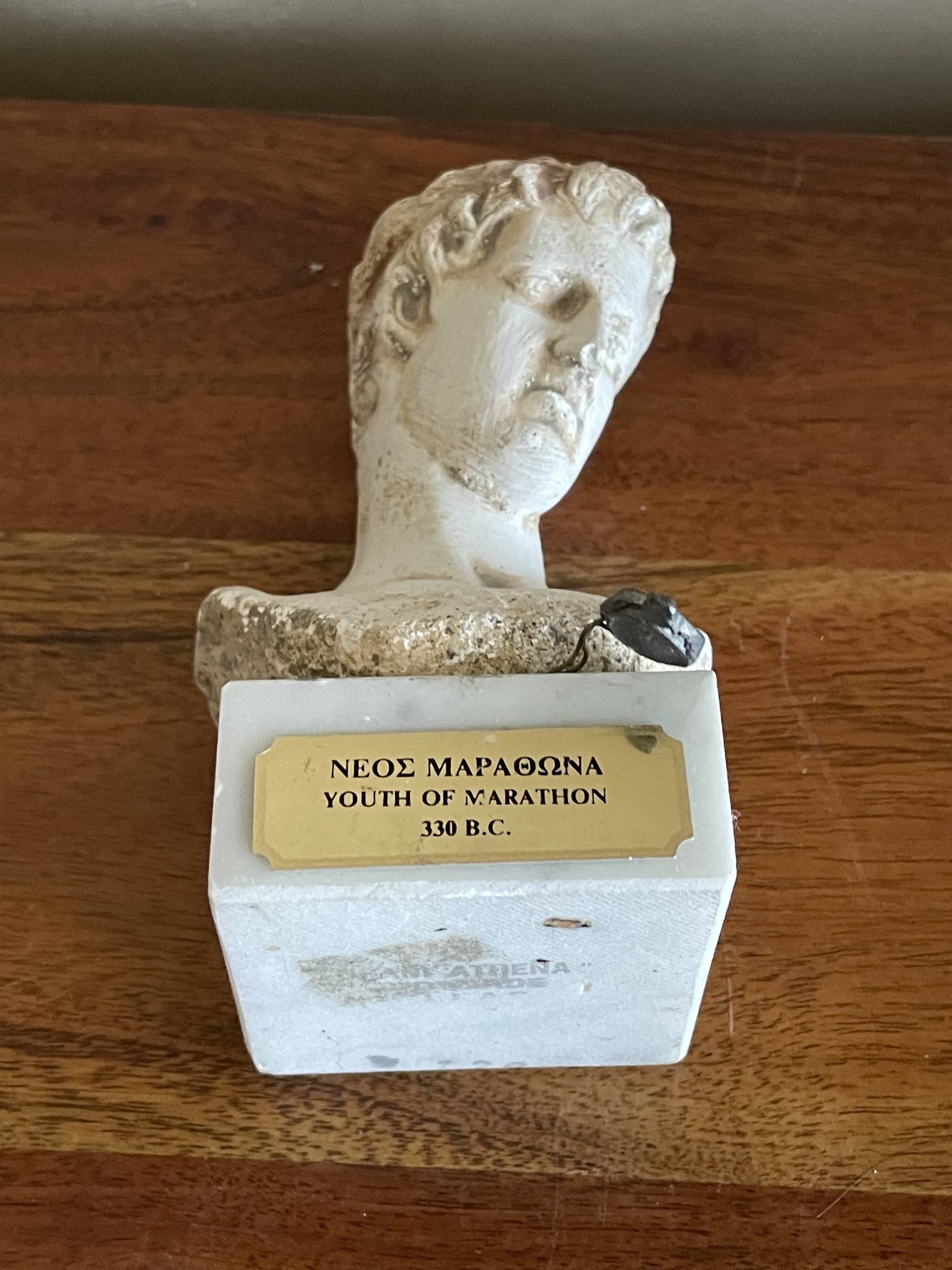 Small Greek plaster bust