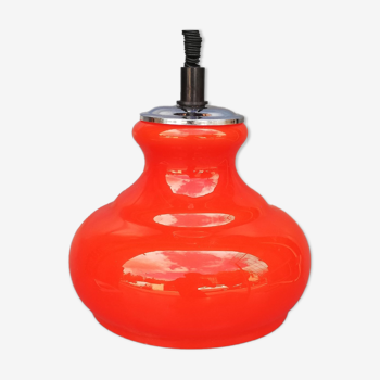 Suspension italienne opaline années 60