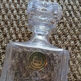 Carafe à whisky en cristal taillé à la main vintage