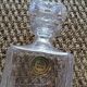 Vintage Hand Cut Crystal Whiskey Decanter