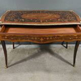 Rosewood Table with Marquetry, Napoléon III period