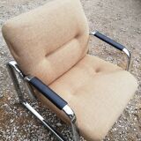 Set 4 armchairs and coffee table