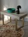 Table basse chevrons chêne massif artisanale