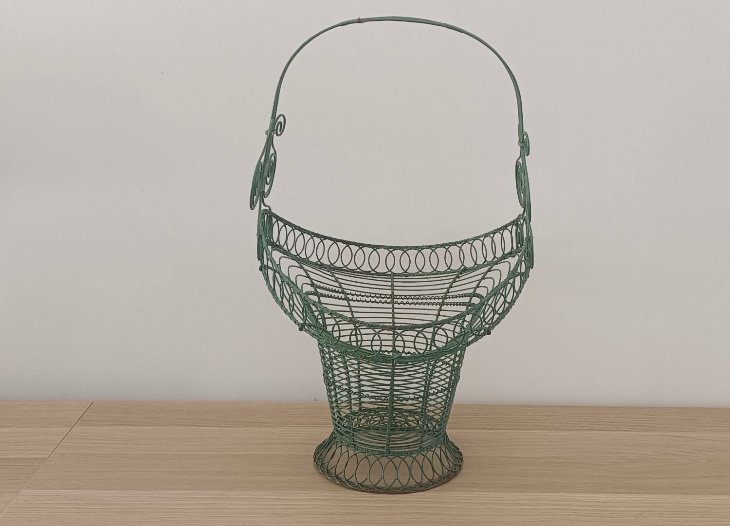 Wrought iron basket