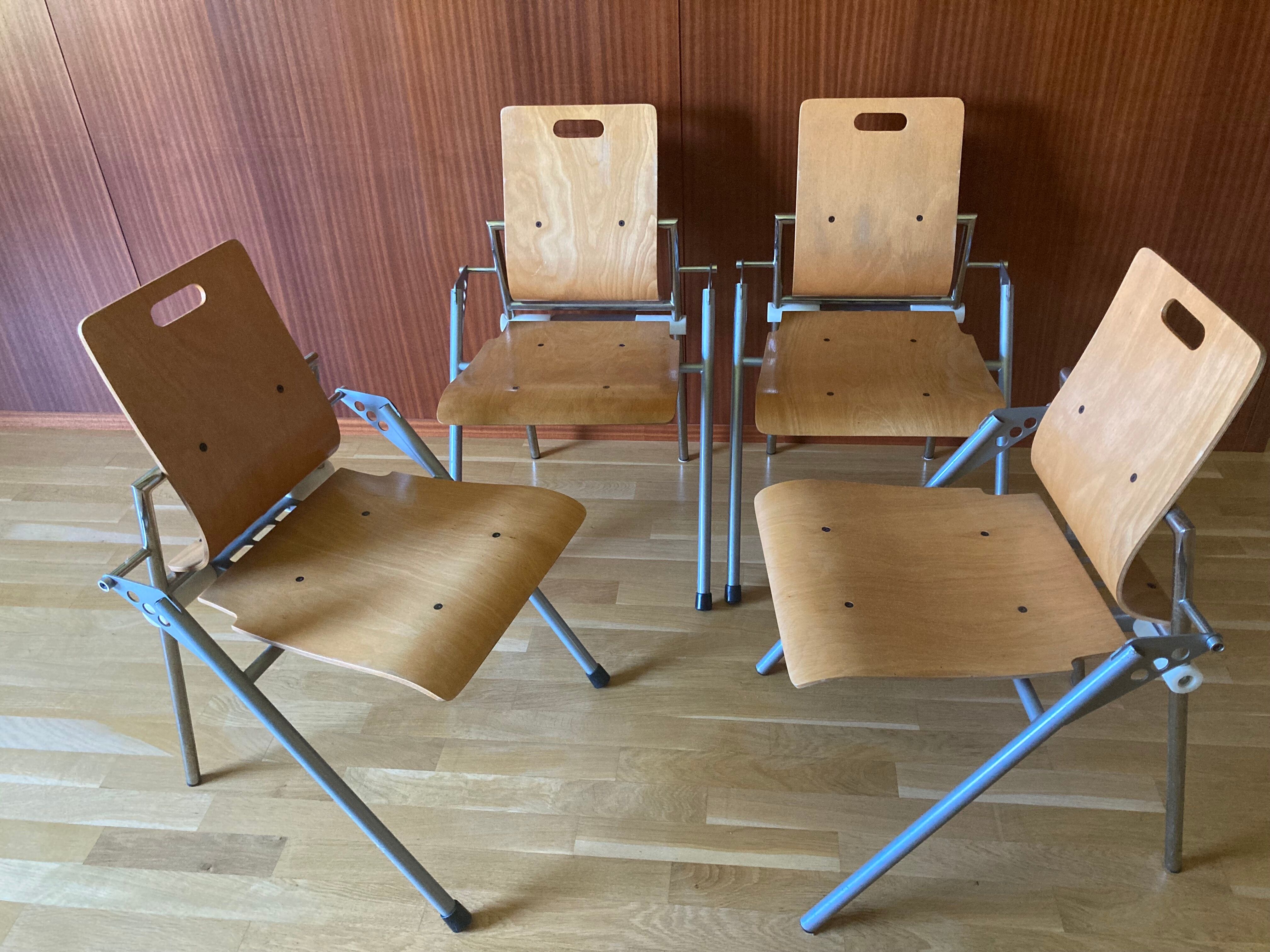 Set of 4 chairs Xavier Mategot