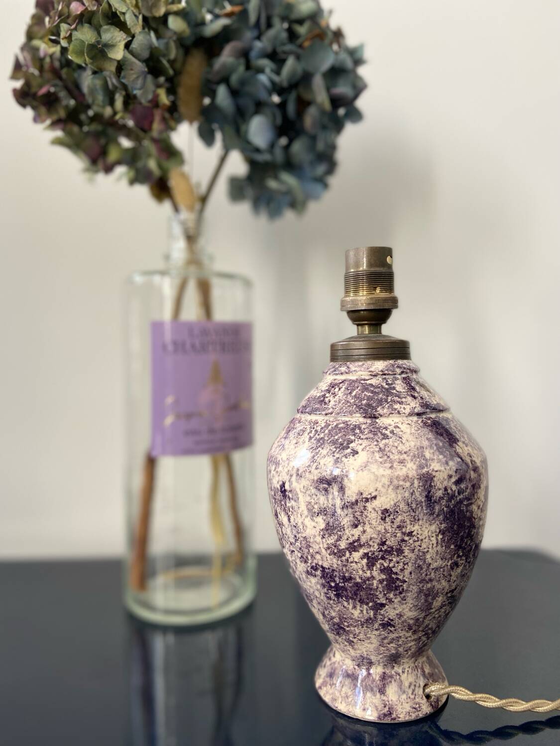 Vintage ceramic lamp base