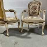 Paire de fauteuils Cabriolet