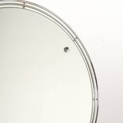 Chrome-plated metal wall mirror, second half of the 20th century