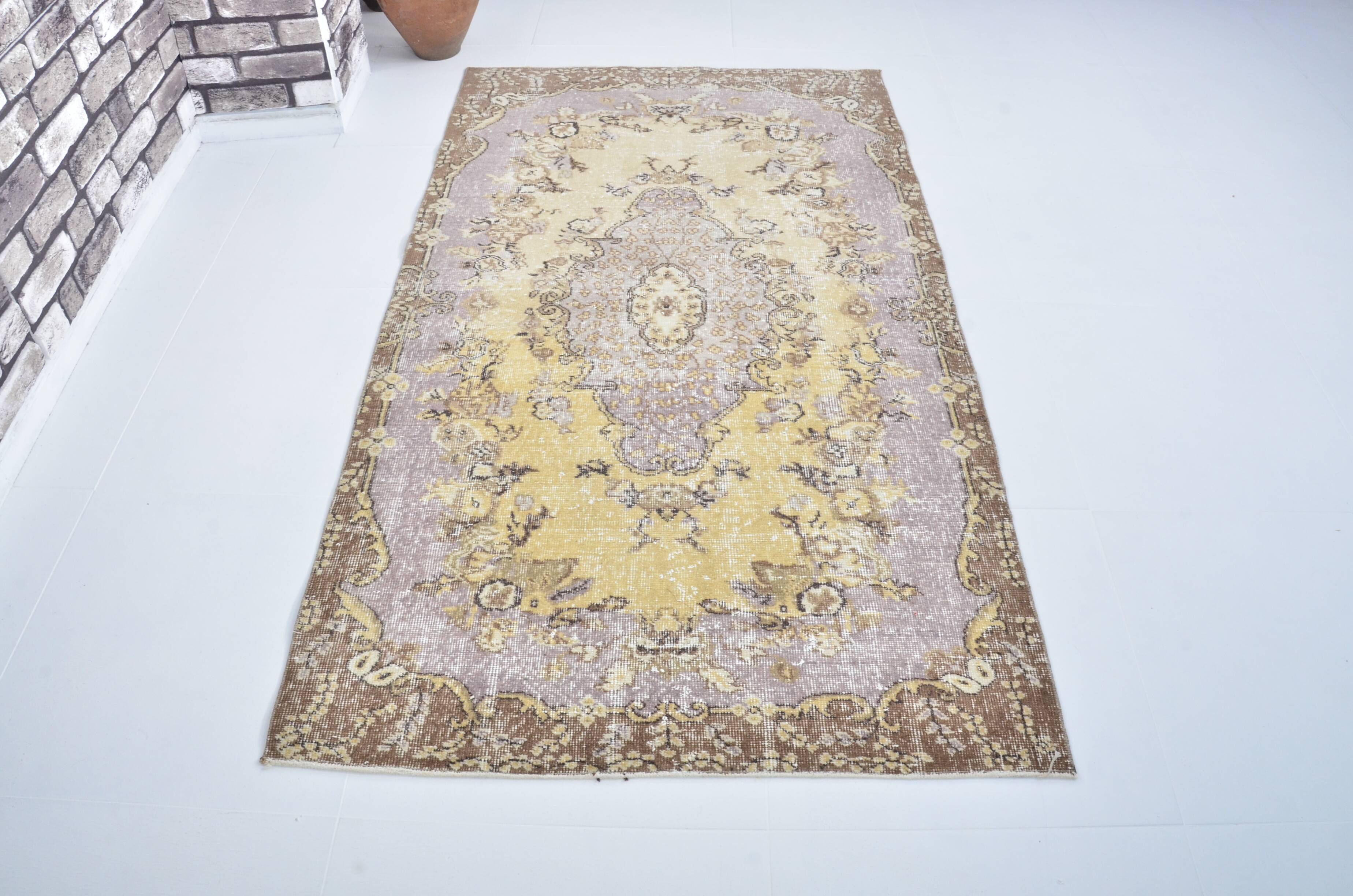 Handknotted Oushak Wool Carpet sku 3149