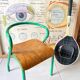 Vintage child school chair Jacques Hitier