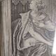 Philip Galle (1537-1612) "Lucretia" engraving burin