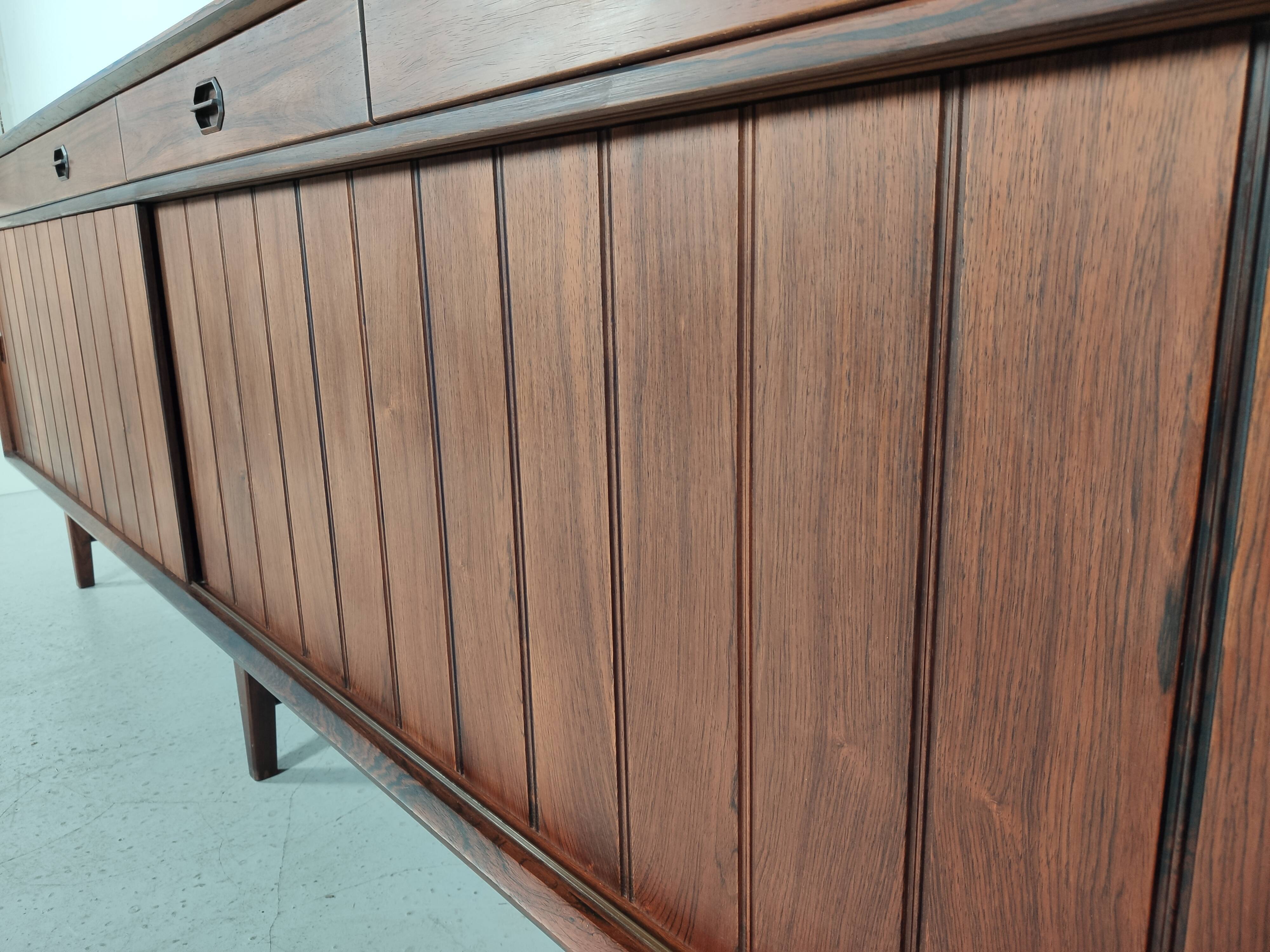 Rosewood line by sibast sliding doors denmark 1960s